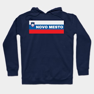 Novo Mesto City in Slovenian Flag Hoodie